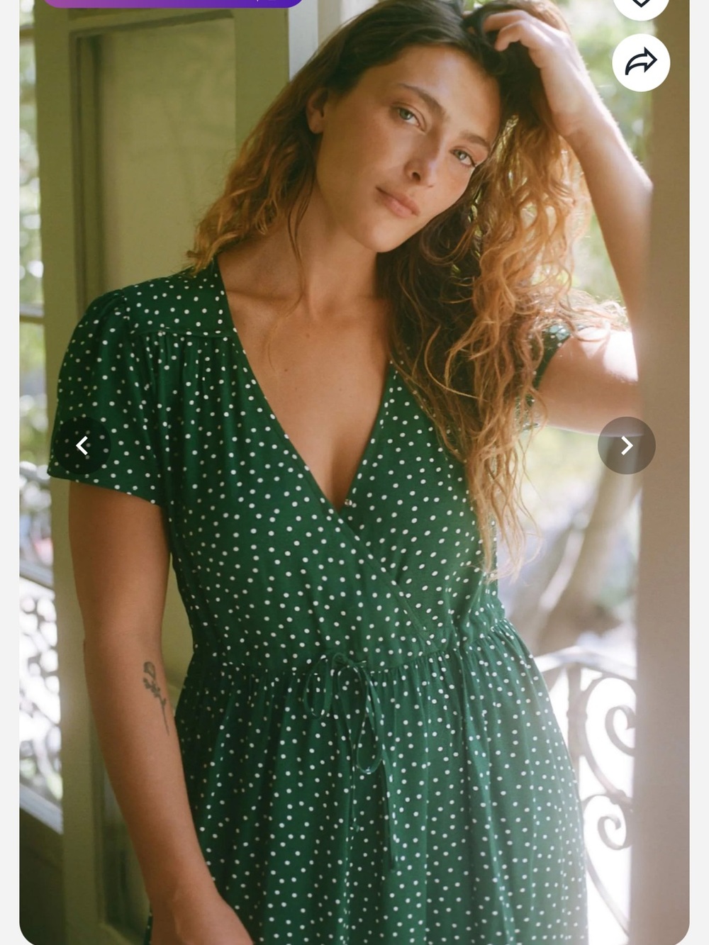 CHRISTY DAWN simple Dawn dress in Fern Dot 🌿
